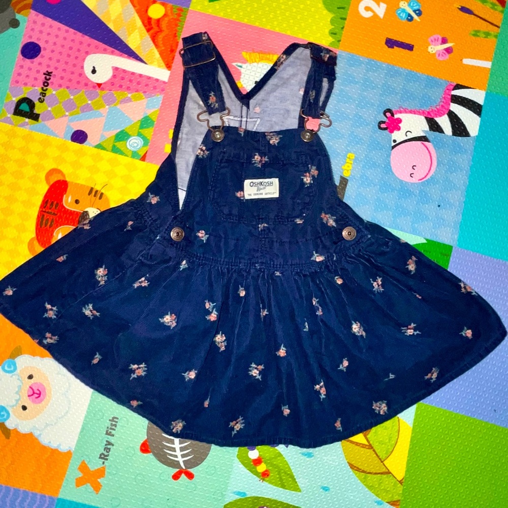 Oshkosh toddler girl overalls
